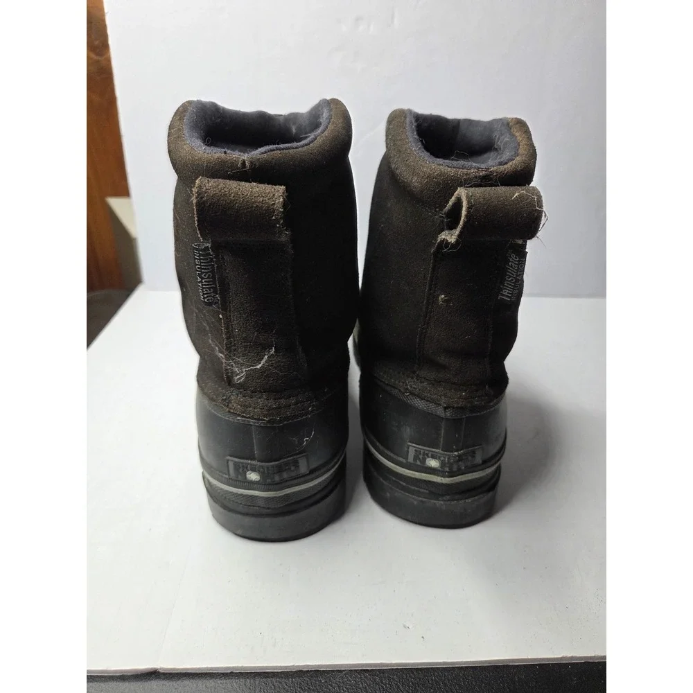 Skechers North Men Black Thinsulate Insulated Winter Snow Duck Boots Size 11